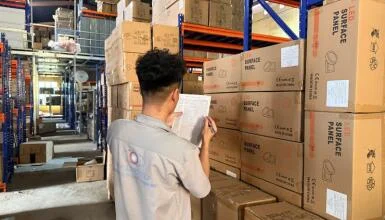 Kho 1000m² tại HALEDCO cung ứng nhanh cho mọi công trình