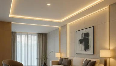 Các loại đèn hắt trần thạch cao phổ biến và cách lựa chọn