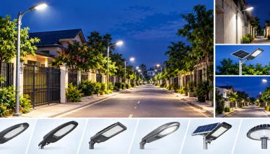 Hướng dẫn chọn đèn đường phù hợp cho ngõ xóm và khu dân cư