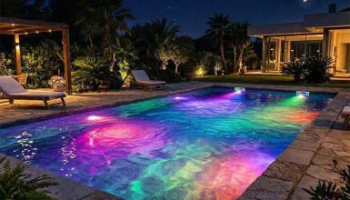 Đèn LED hồ bơi thông minh: Lợi ích, điện năng và độ bền