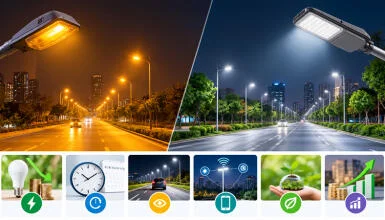 Tại sao nên chuyển đổi từ đèn cao áp Natri (HPS) sang đèn LED cho đường phố?