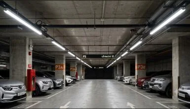 Máng đèn LED cho tầng hầm gara: Cách chọn và bố trí hiệu quả