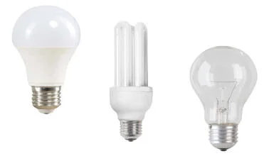 Tổng hợp các loại bóng đèn chiếu sáng thông dụng