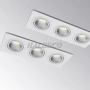 Đèn âm trần chiếu điểm 3 bóng HLDLV11-3x15