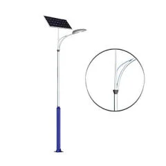 Cột đèn năng lượng mặt trời 1 nhánh HLVCD03-MT