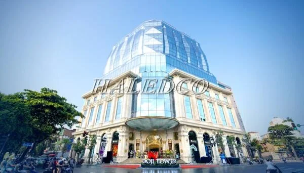 Dự án cấp đèn âm nước HLUW2-12 RGB cho DoJi Tower