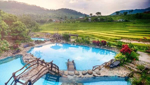 Cấp đèn led trang trí resort tại khu du lịch Lục Yên – Yên Bái