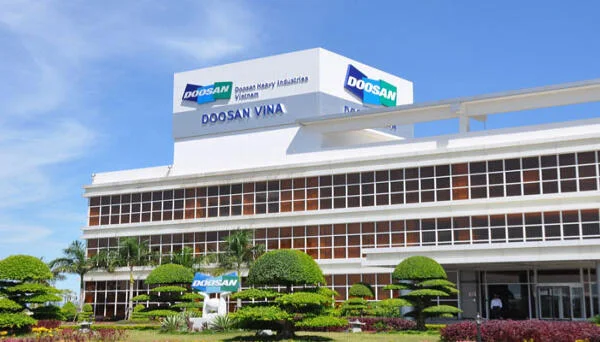 Cấp đèn led chống cháy nổ cho nhà xưởng công ty Doosan Vina