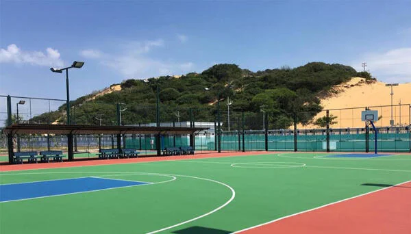Tư vấn, thiết kế đèn LED chiếu sáng sân bóng rổ tại Campuchia