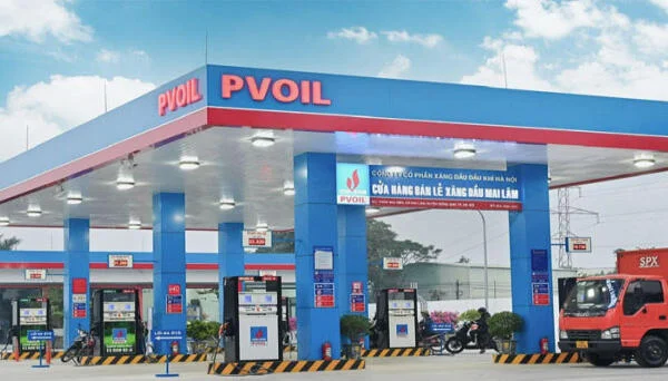 Cung cấp đèn pha led chiếu sáng trạm xăng công ty CP dầu khí Hà Nội