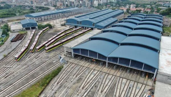 Dự án chiếu sáng khu nhà xưởng bảo dưỡng tàu metro - Nhổn