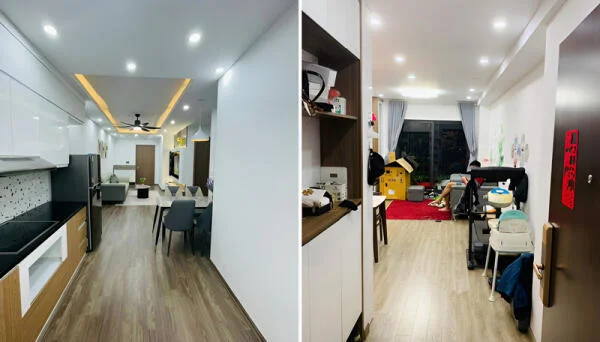 Dự án chiếu sáng trong nhà cho chung cư Intracom Riverside Vĩnh Thanh, Hà Nội