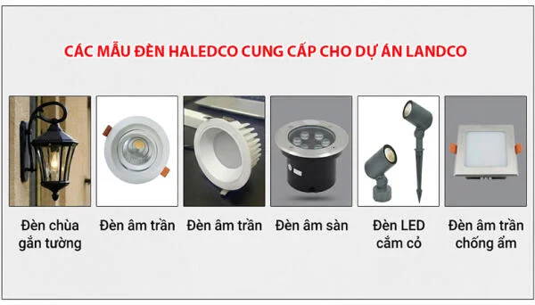 Dự Án cung cấp đèn chiếu sáng cho công ty cổ phần LANDCO