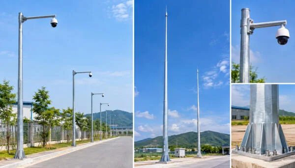HALEDCO cung cấp cột thép cho công ty TNHH thương mại Vinh Tấn (đợt 2)