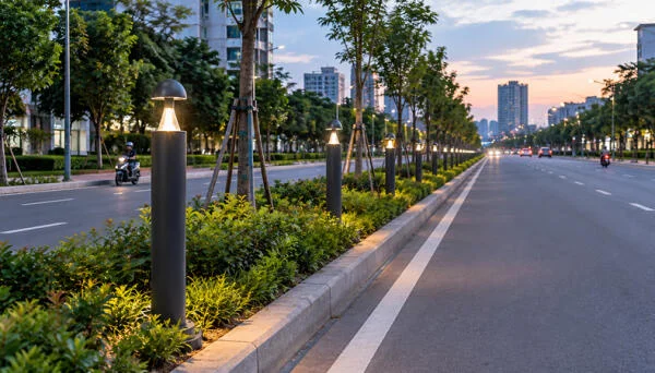 HALEDCO cung cấp đèn nấm cảnh quan LED 10W cho dự án cây xanh thảm cỏ phường Cửa Nam, Hà Nội