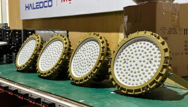 HALEDCO cung cấp 10 bộ đèn LED chống nổ cho Công ty Polymer Q&T tại Hòa Lạc