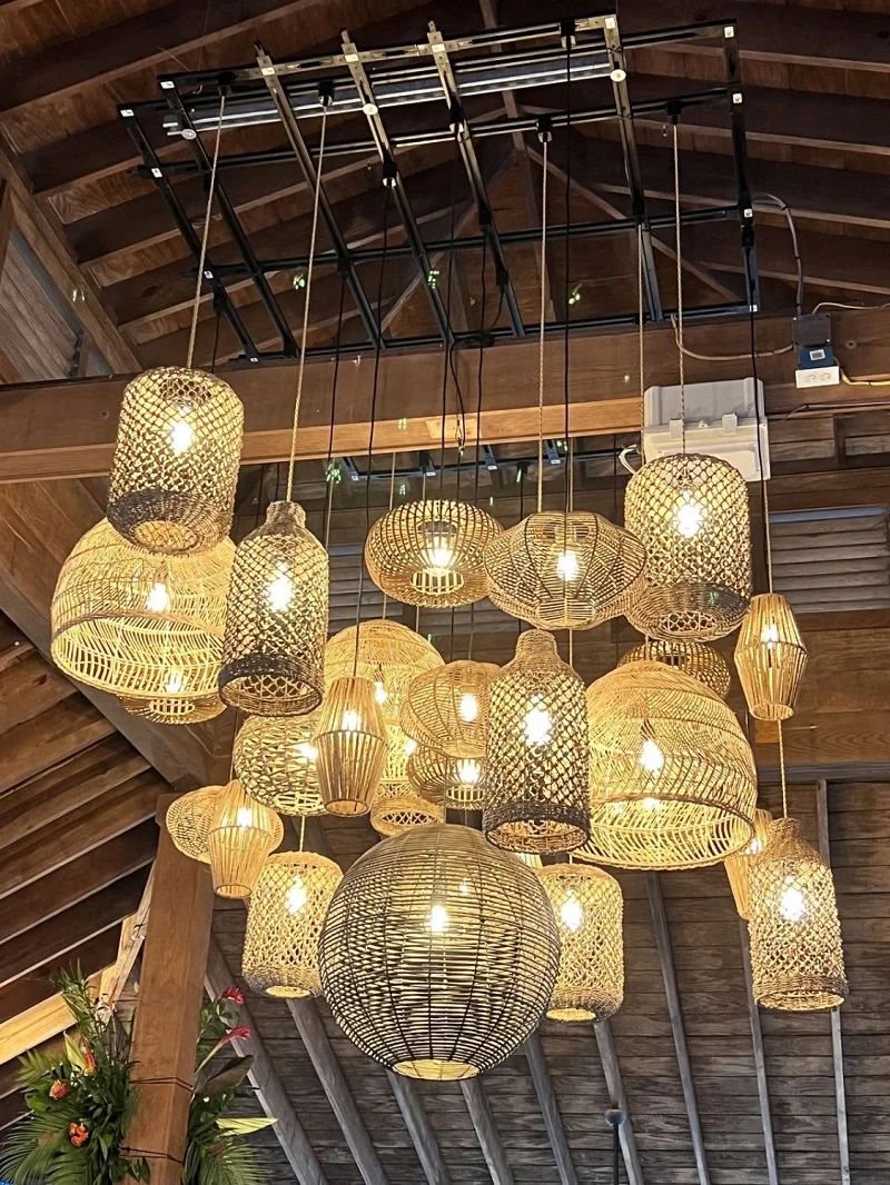 Mẫu đèn lồng bằng tre