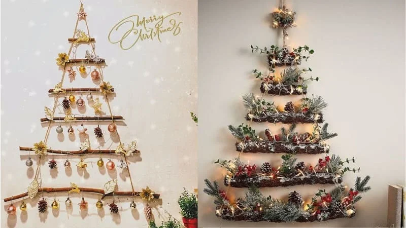 Các kiểu dựng cây thông sáng tạo