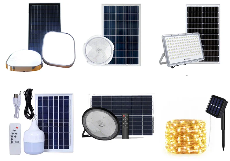 Các loại đèn năng lượng mặt trời sử dụng trong nhà