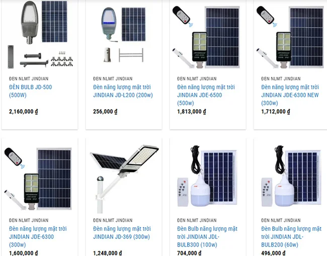 Dana Smart bán đèn năng lượng mặt trời tại Đà Nẵng