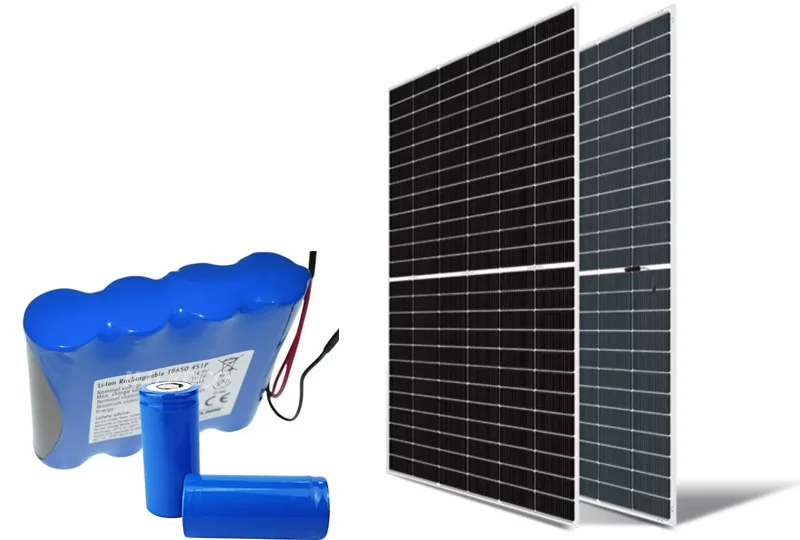 Tấm pin panel và pin sạc lưu trữ đèn NLMT