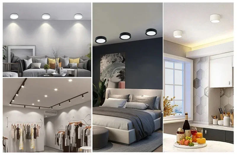 Ứng dụng của đèn led ốp trần 9w