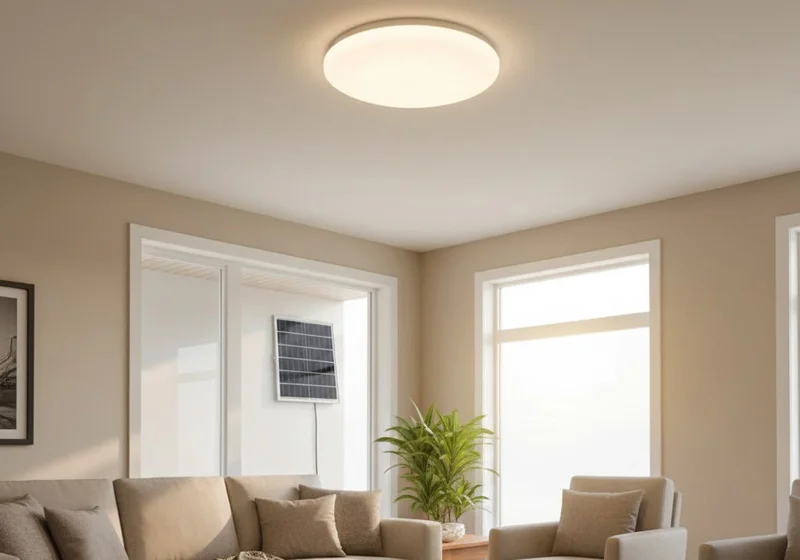 Ưu điểm khi sử dụng đèn năng lượng mặt trời trong nhà