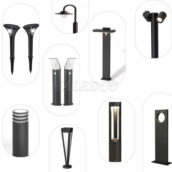 Các mẫu đèn trụ chiếu sáng sân vườn