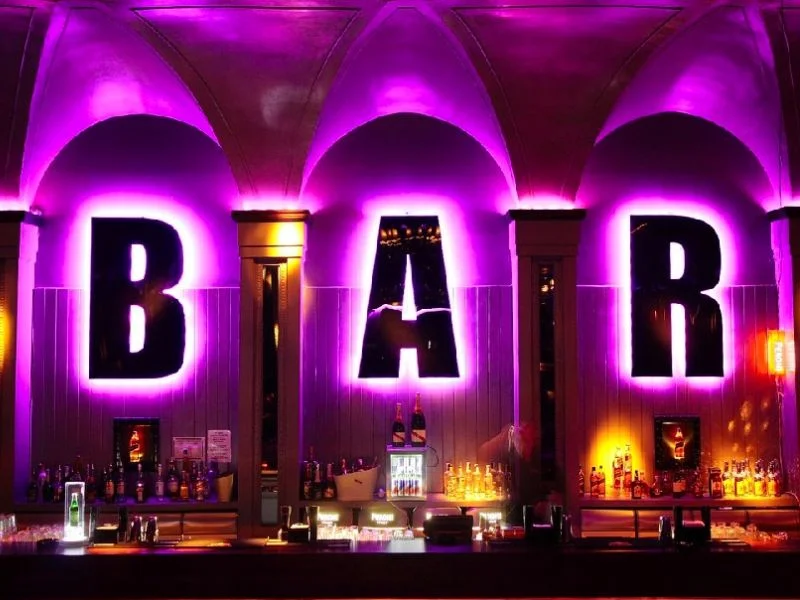 Dây LED neon 12V ánh sáng mịn dùng trong quán bar