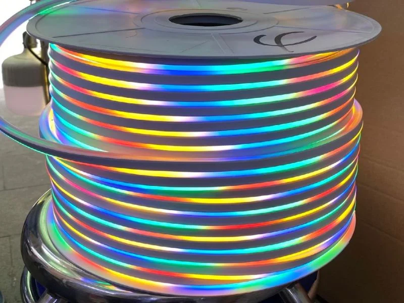 Dây LED neon uốn chữ 220V cuộn 100m sáng đẹp