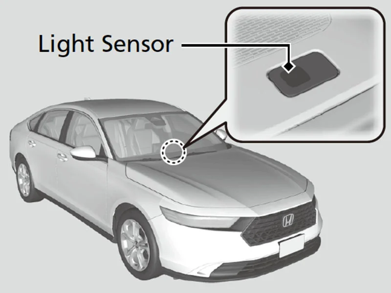 Ô tô tích hợp cảm biến ánh sáng