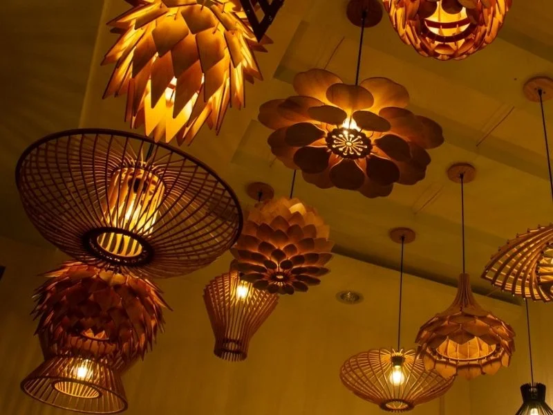 Tổng hợp các mẫu đèn trần gỗ đẹp nhất 2026