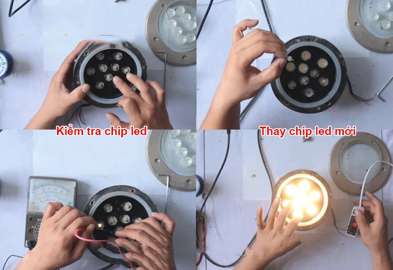 Cách sửa đèn LED bị đứt dây