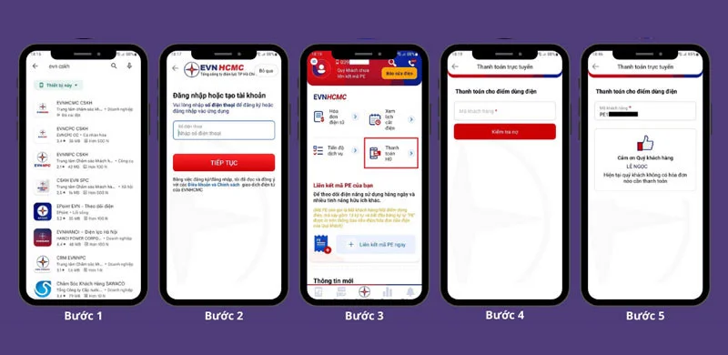 Cách tra cứu và thanh toán hóa đơn tiền điện online
