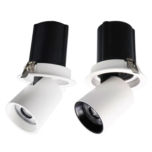 Đèn âm trần tròn rọi chỉnh 360 độ đổi màu ánh sáng