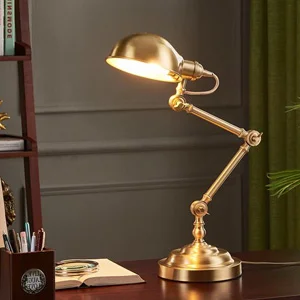 Đèn decor bàn làm việc mạ đồng ALT159A