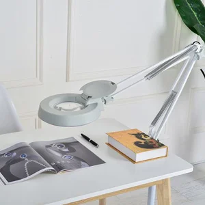 Đèn kẹp bàn làm việc hình kính lúp ALTL86A