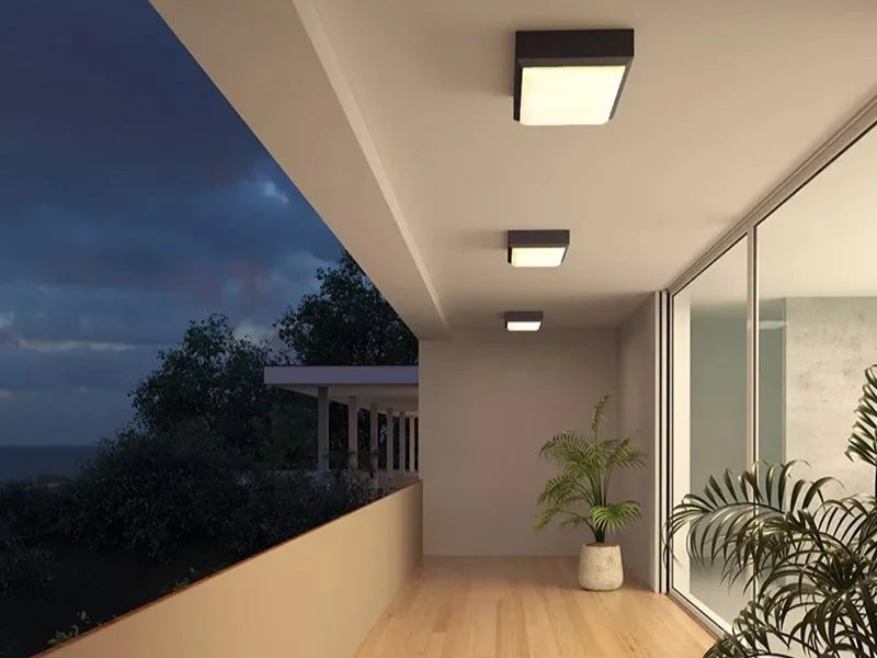 Đèn LED ốp trần ban công vừa trang trí vừa chiếu sáng