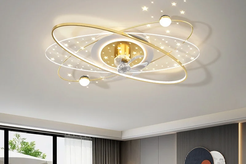 Đèn mâm ốp trần nhiều lớp decor phòng ngủ
