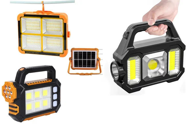 Đèn năng lượng mặt trời mini cầm tay camping