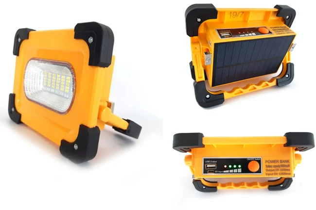 Đèn pha sạc mini năng lượng mặt trời HLFL23TA