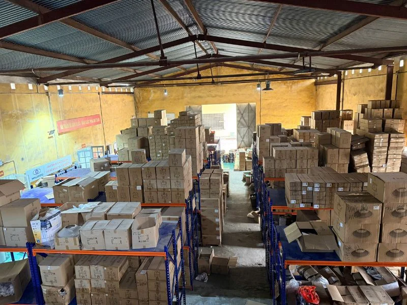 Một phần kho chứa hàng của HALEDCO
