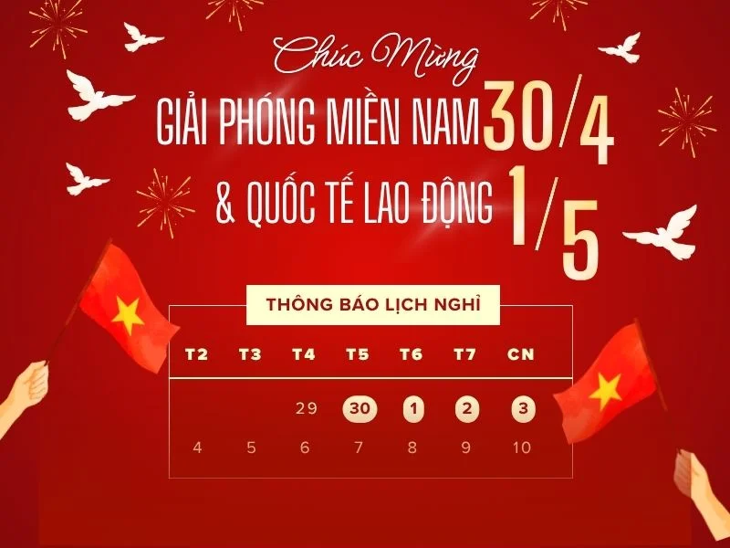 Lịch nghỉ Quốc tế Lao Động tại HALEDCO