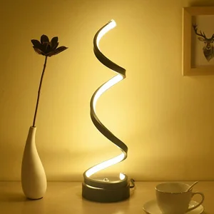 Mẫu đèn decor bàn làm việc xoắn ốc Sutodb98