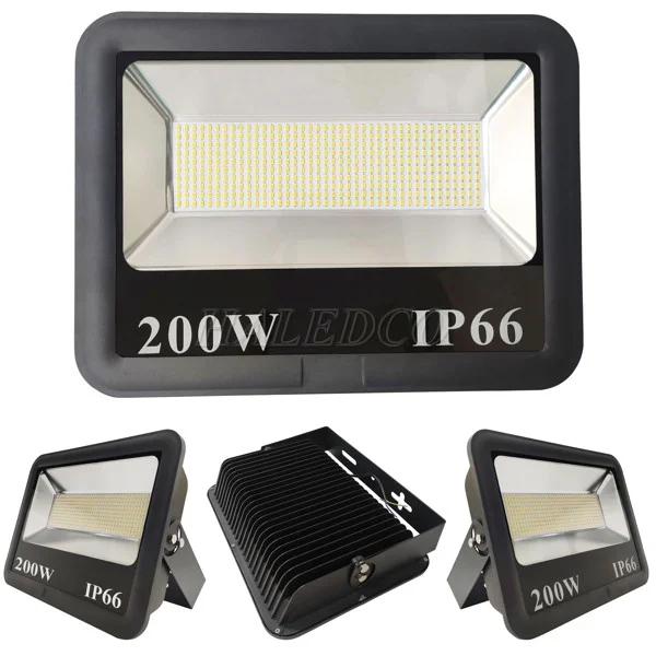 Đèn pha LED mỏng giá rẻ 200W – HLFL6-200