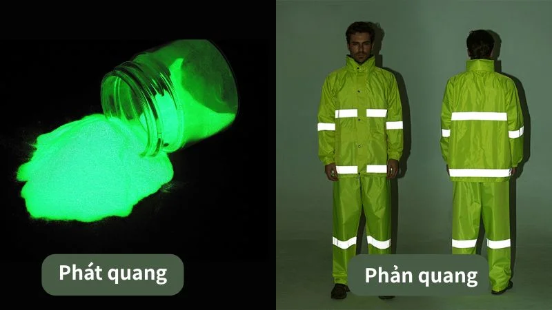 Phân biệt phát quang và phản quang