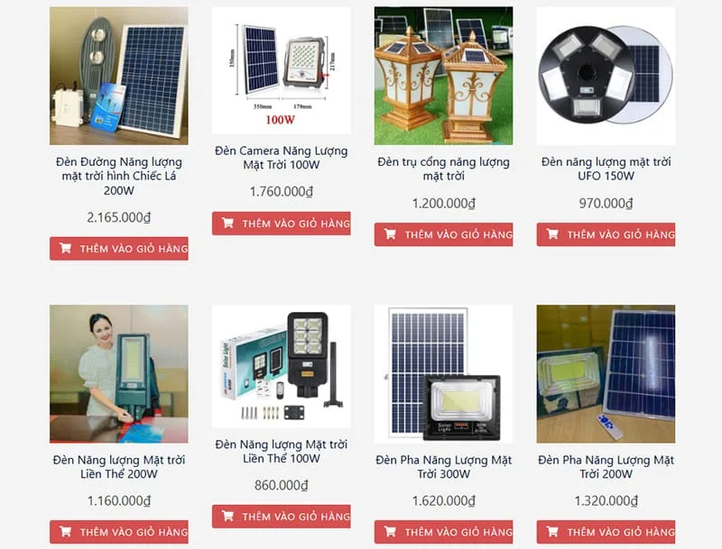 Sunrise Solar bán đèn năng lượng mặt trời tại Đà Nẵng