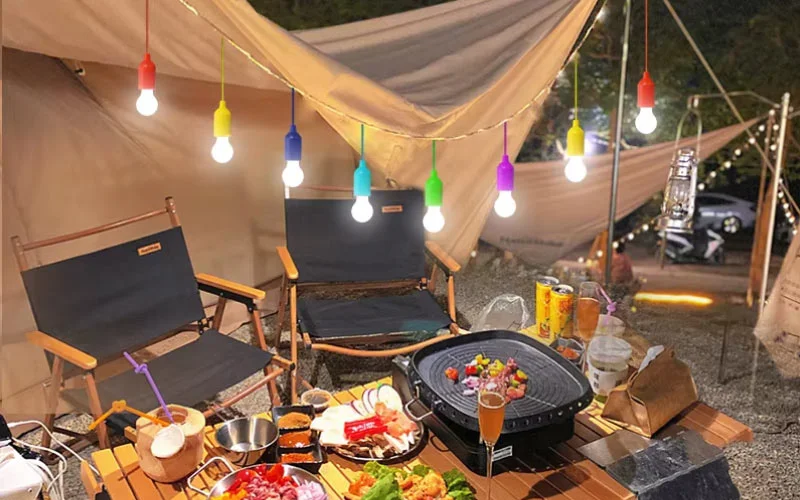 Bóng đèn đui xoáy trang trí sân vườn