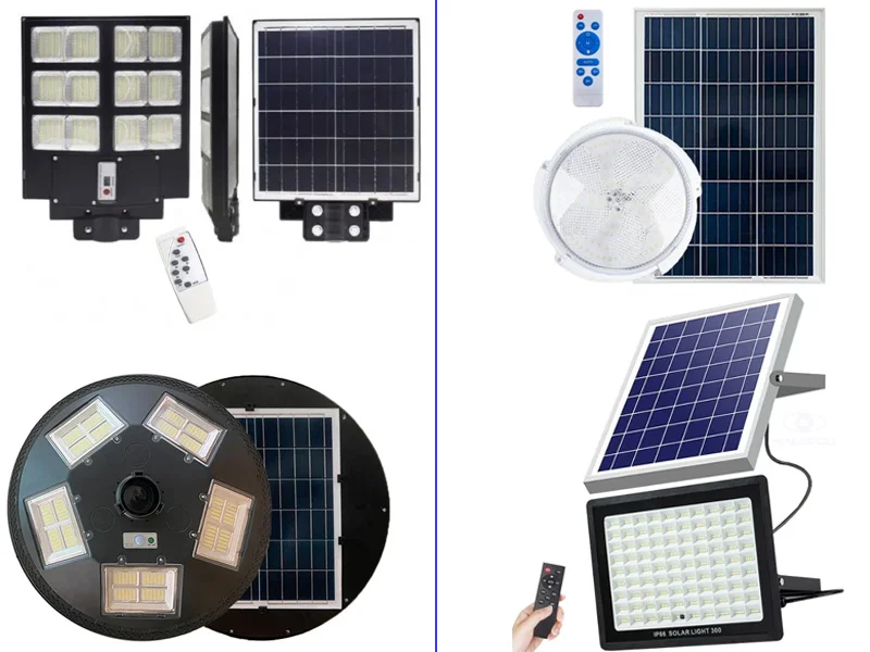 Các dòng đèn năng lượng mặt trời 300W liền thể và rời thể