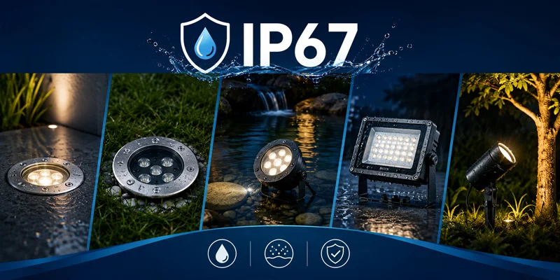 Các loại đèn đạt tiêu chuẩn IP67